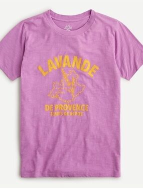 J Crew Vintage Cotton French Lavande T-shirt